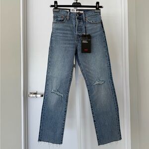 NWT Levi's Wedge Straight Blue Jeans